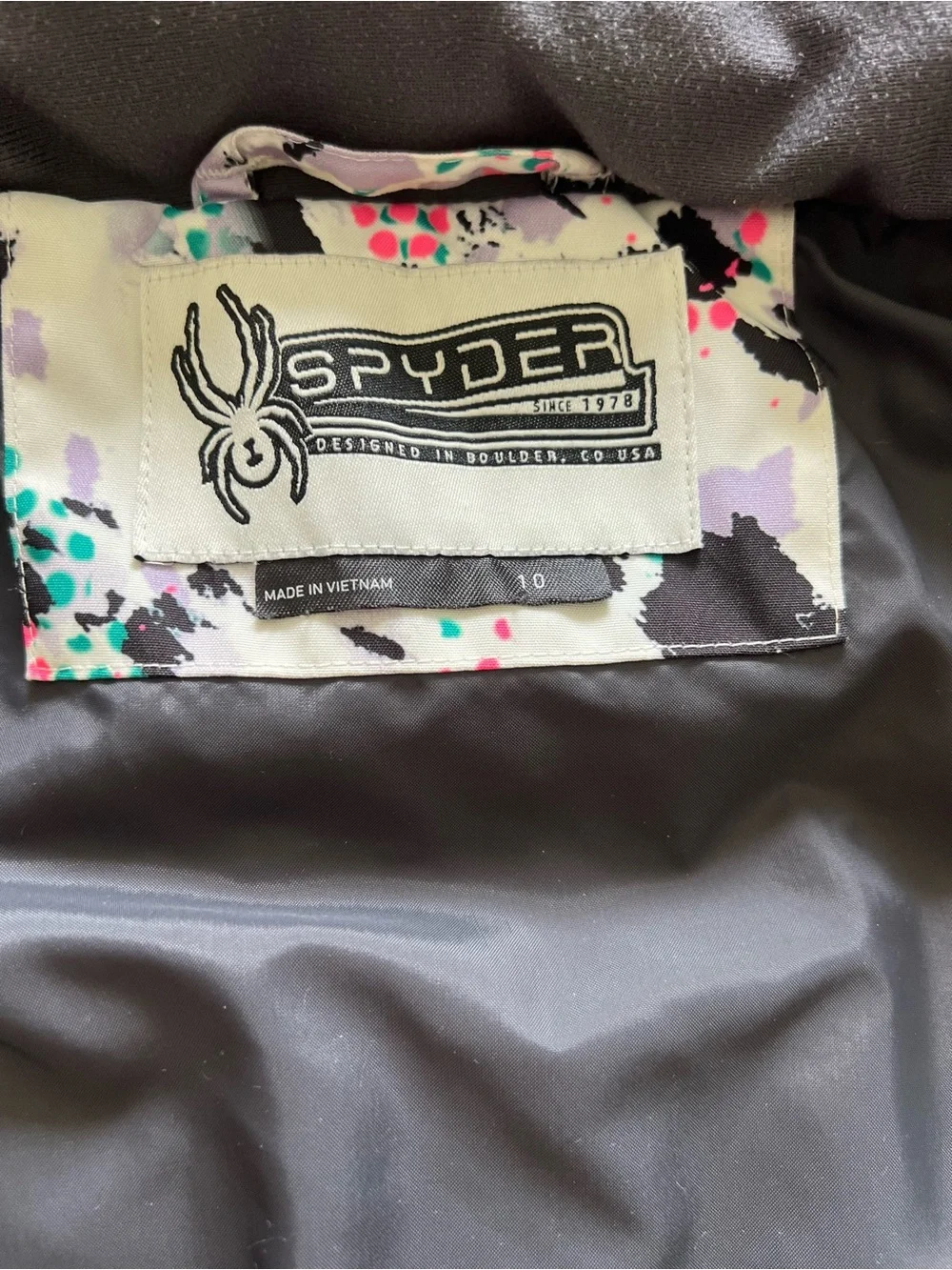 Spyder Atlas Synthetic Down Ski Jacket Purple Size 10